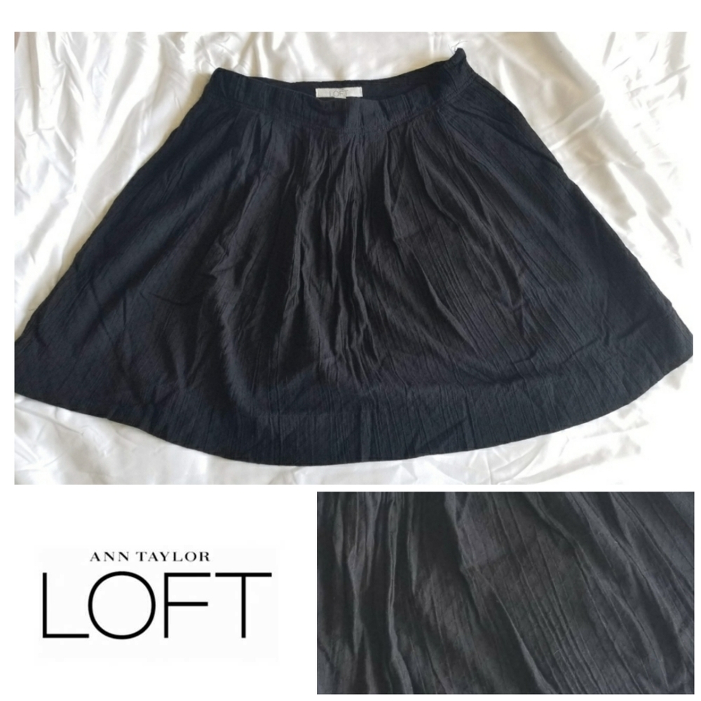 Loft Black Skirt